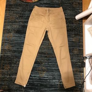 Tan/khaki work style pants from forever 21